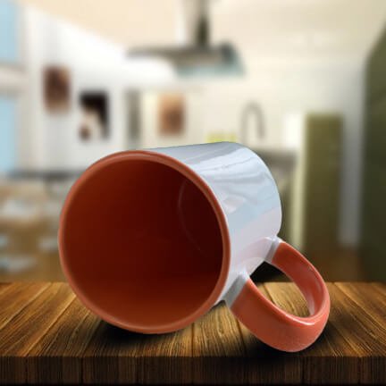 Personalized Inner and Handle Color Mug